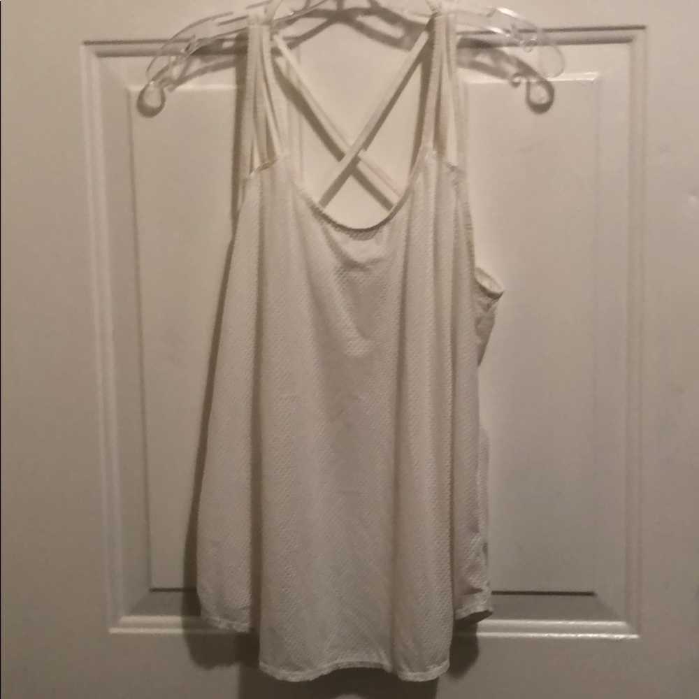Athleta - Women’s XL - white workout tank